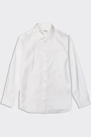 SELECTED Camicia a maniche lunghe Ethan Bianca