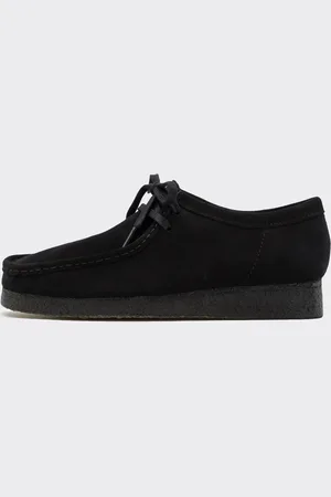 Clarks Sneakers Wallabee Suede Nere