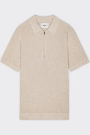 NN.07 Polo Hansie SS Zip Ivory