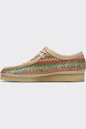 Clarks Sneakers Wallabee Raffia Multicolor