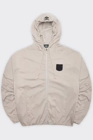 Umbro Felpa Con Cappuccio Zip Crest Jersey Taupe