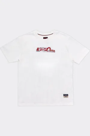 Evisu T-Shirt Poster Daicock Printed Bianca
