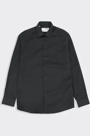 SELECTED Camicia a maniche lunghe Ethan Nera