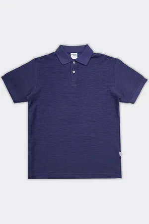 SELECTED Polo SS Jay Structure Oceana