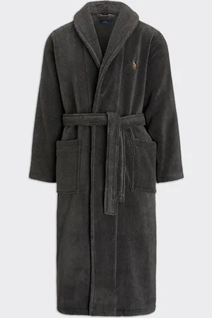 Ralph Lauren Accappatoio Lounge Small Logo Grigio