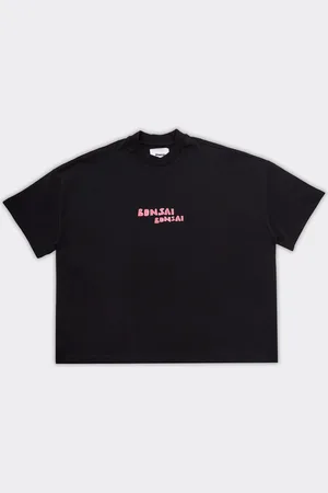 BONSAI T-Shirt Oversize Fit Nera