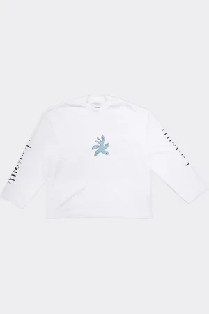 BONSAI Longsleeve Alberello Oversize Fit Bianca