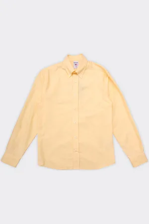 SEBAGO Camicia Whaleback Button Down Gialla