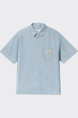 Butter Goods Camicia Equipment S/S Azzurra