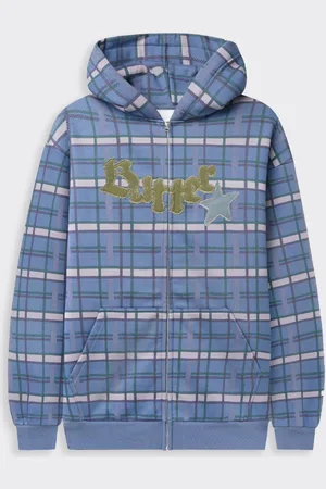 Butter Goods Felpa Edge Applique Zip-Thru Plaid