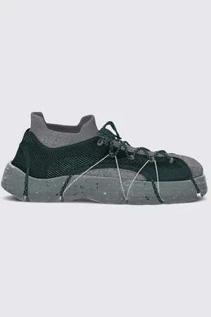 Camper Custom ROKU - Sneaker per Donna - ,Grigio,Bianco, taglia 35, Tessuto in cotone