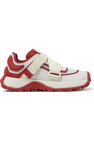 Camper Drif Trail - Sneaker per Bimbe - ,Rosso, taglia 28, Tessuto in cotone/Pelle liscia