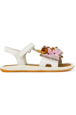 Camper Twins - Sandali per Bimbe - ,Rosa,Arancione, taglia 25, Pelle liscia