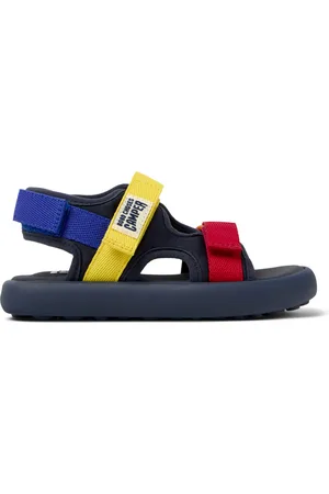Camper Bobo Choses x - Sandali per Bimbe - ,Rosso ,Giallo, taglia 25, Tessuto in cotone