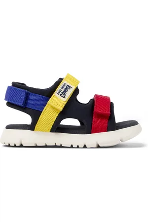 Camper Bobo Choses x - Sandali per PRIMI PASSI - ,Rosso ,Giallo, taglia 21, Tessuto in cotone