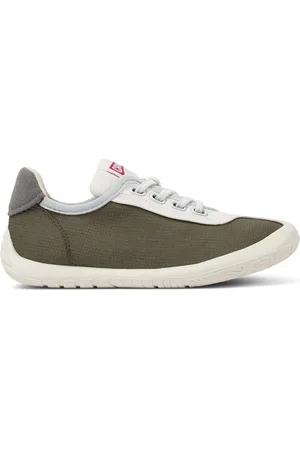 Camper Twins - Sneaker per Bimbe - ,Giallo,Verde, taglia 27, Tessuto in cotone