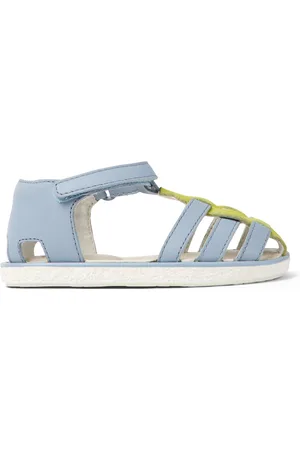 Camper Miko - Sandali per PRIMI PASSI - ,Verde, taglia 21, Pelle liscia
