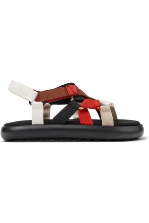 Camper Twins - Sandali per Donna - ,Nero,Beige, taglia 36, Tessuto in cotone