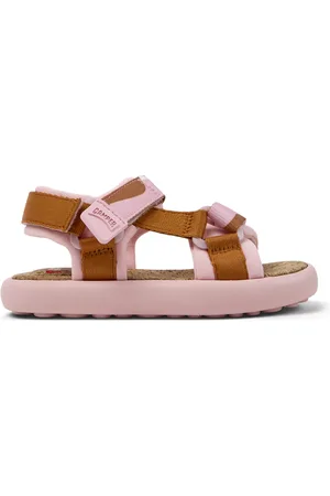Camper Pelotas Flota - Sandali per Bimbe - ,Rosa,Bianco, taglia 25, Tessuto in cotone