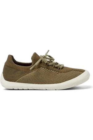 Camper Peu - Sneaker per Bimbe - ,Verde,Beige, taglia 27, Tessuto in cotone