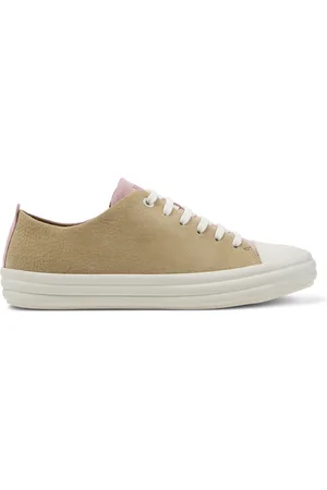 Camper Twins - Sneaker per Donna - ,Bianco,Beige, taglia 35, Pelle scamosciata