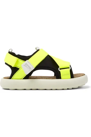 Camper Pelotas Flota - Sandali per Bimbe - ,Giallo, taglia 25, Tessuto in cotone