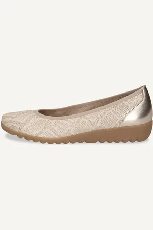 Caprice Ballerina, , in Cuoio con Suola con zeppa