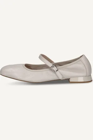 Caprice Ballerina, , in Cuoio con Tacco a forma di trapezio