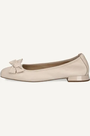 Caprice Ballerina, , in Cuoio con Tacco a forma di trapezio