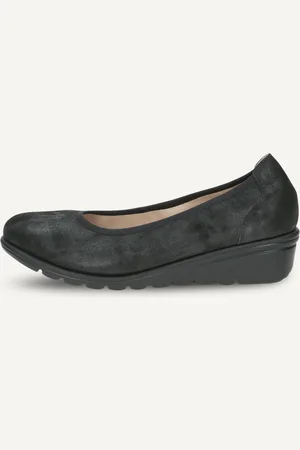 Caprice Ballerina, , in Cuoio con Suola con zeppa
