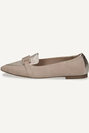 Caprice Ballerina, , in Cuoio con Tacco a blocchetto