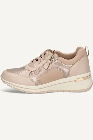 Caprice Sneaker, , pelle e tessuto con Suola con zeppa