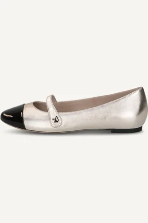 Caprice Ballerina, , in Cuoio con Tacco a blocchetto