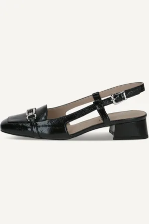 Caprice Scarpe con cinturino alla caviglia, , in Cuoio con Tacco a forma di trapezio