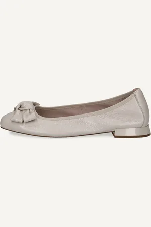 Caprice Ballerina, , in Cuoio con Tacco a forma di trapezio