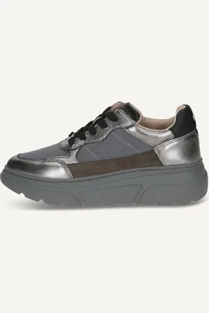 Caprice Sneaker, , pelle e tessuto con Suola con zeppa