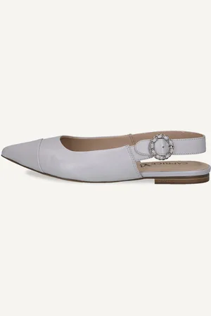 Caprice Scarpe con cinturino alla caviglia, , in Cuoio con Tacco a blocchetto