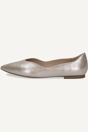 Caprice Ballerina, , in Cuoio con Tacco a blocchetto