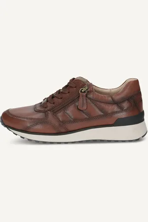 Caprice Sneaker, , in Cuoio con Suola con zeppa