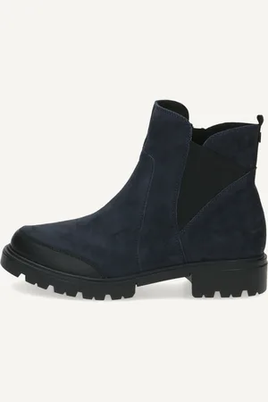 Caprice Stivaletti, , in Materialmix aus Leder und Gummi con Tacco a blocchetto