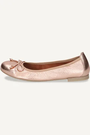 Caprice Ballerina, , in Cuoio con Tacco a blocchetto