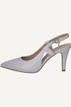 Caprice Scarpe con cinturino alla caviglia, , in Cuoio con Tacco texano