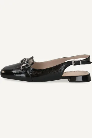 Caprice Scarpe con cinturino alla caviglia, , in Cuoio con Tacco a forma di trapezio