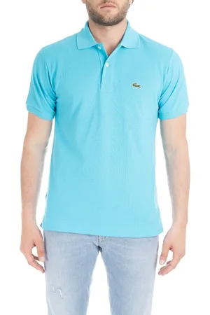 Lacoste Polo Classica Celeste In Pique