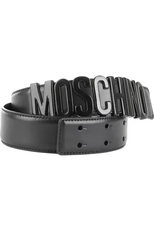 Moschino Cintura In Pelle Lettering
