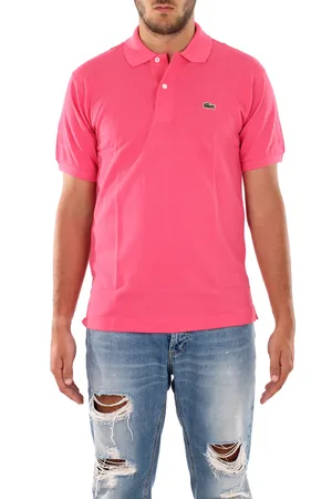 Lacoste Polo In Cotone Con Ricamo Logo Frontale