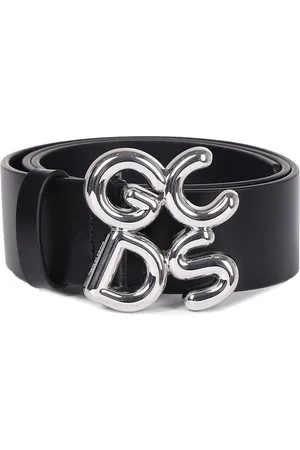 GCDS Cintura Con Logo Andy In Pelle
