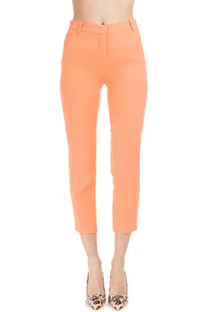 Pinko Pantaloni Bello 73 Arancio Fluo