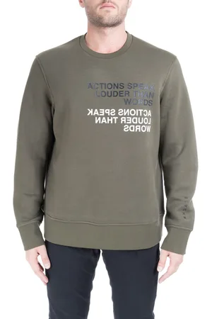 Blackbarrett Felpa In Rayon Con Lettering Frontale