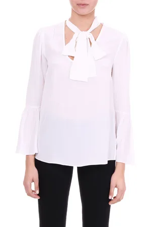 Michael Kors Camicia In Seta Con Fiocco